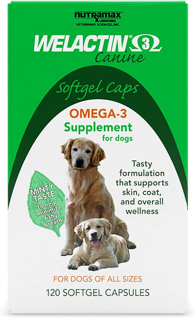 Nutramax Welactin Omega-3 Fish Oil Soft Chews For Dogs