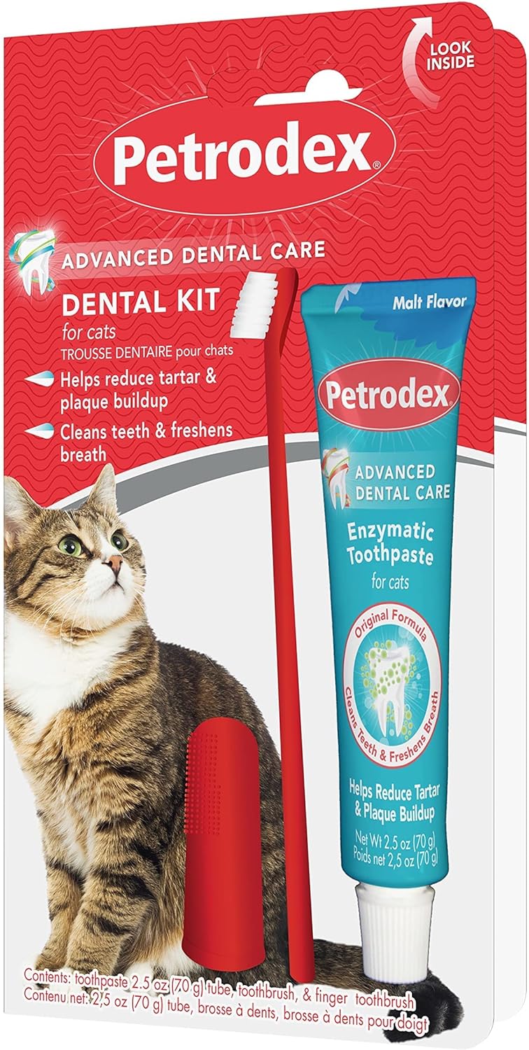 SENTRY Petrodex Dental Kit for Cats