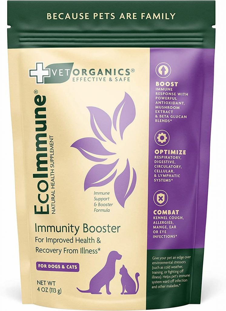 EcoImmune Immune Support & Booster Supplement for Dogs & Cats