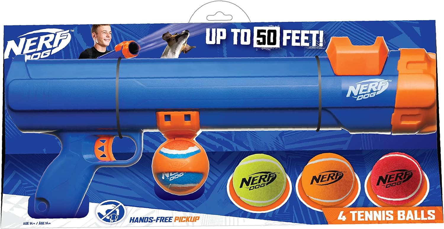 Nerf dog tennis ball blaster