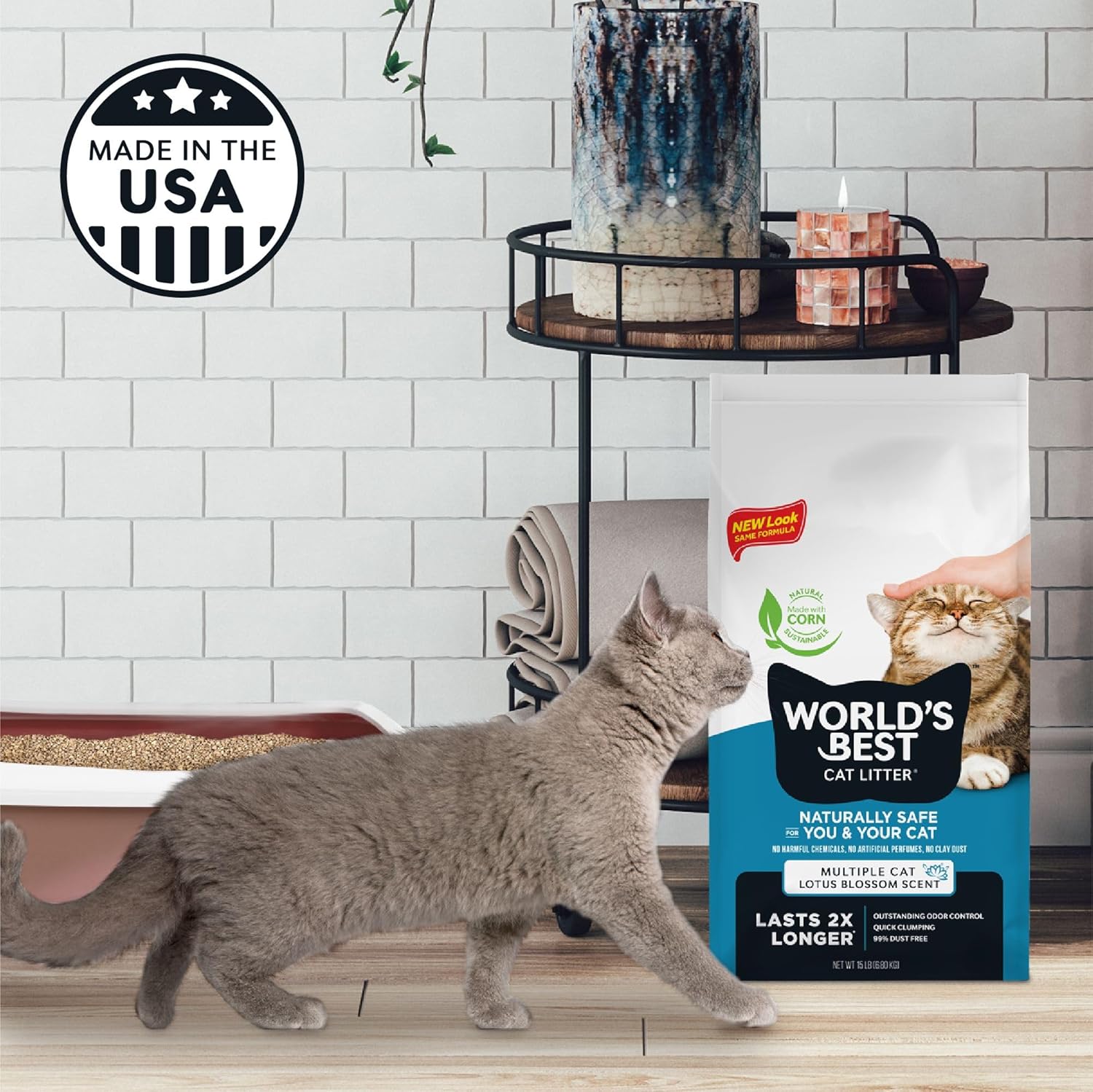 WORLD'S BEST CAT LITTER Multiple Cat Lotus Blossom