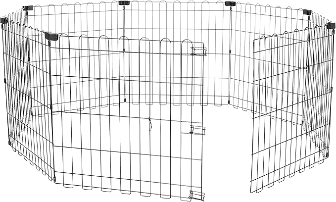 Amazon Basics Metal Pet Playpen