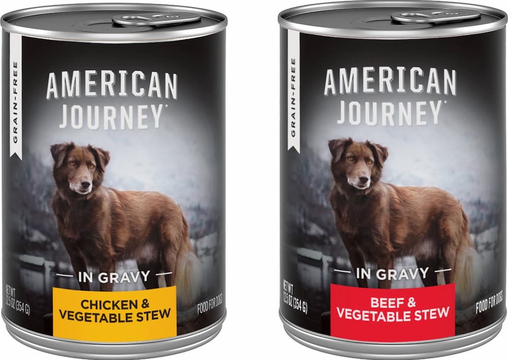 American Journey canned dog food