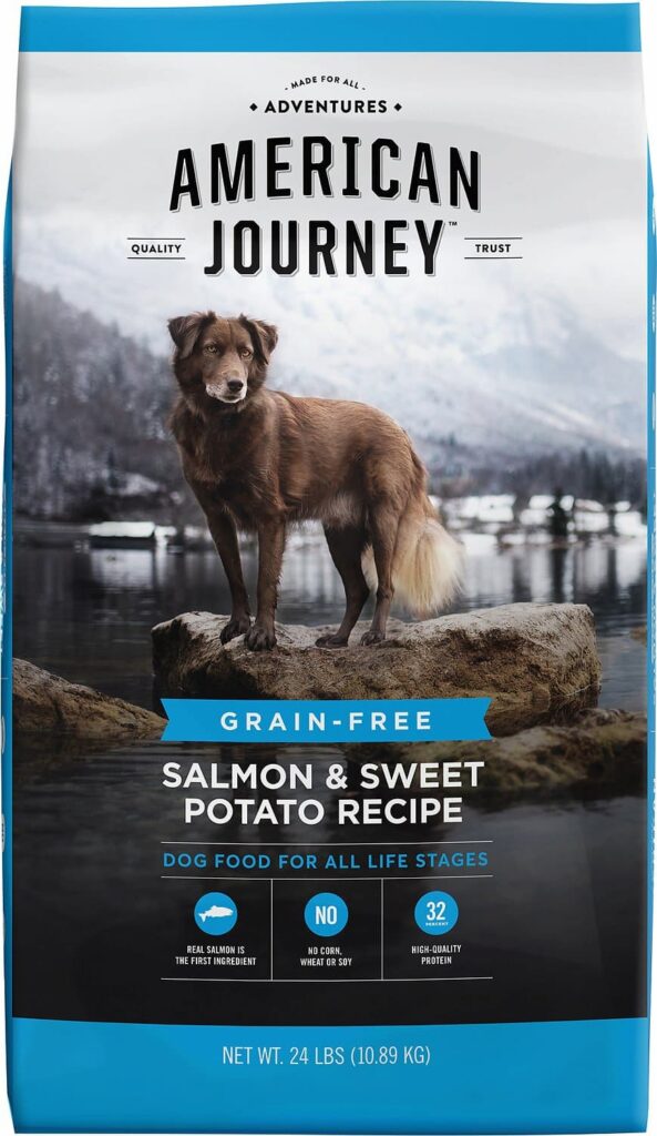 Salmon sweet potato food for dogs