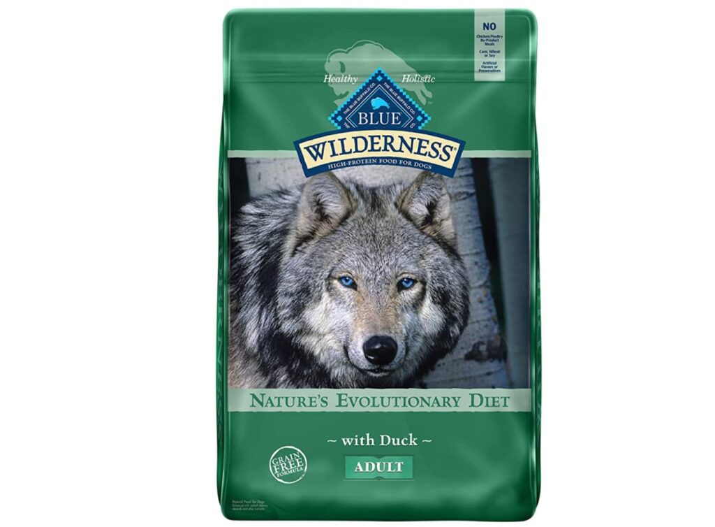 High-protein dog formula: Blue Buffalo wilderness