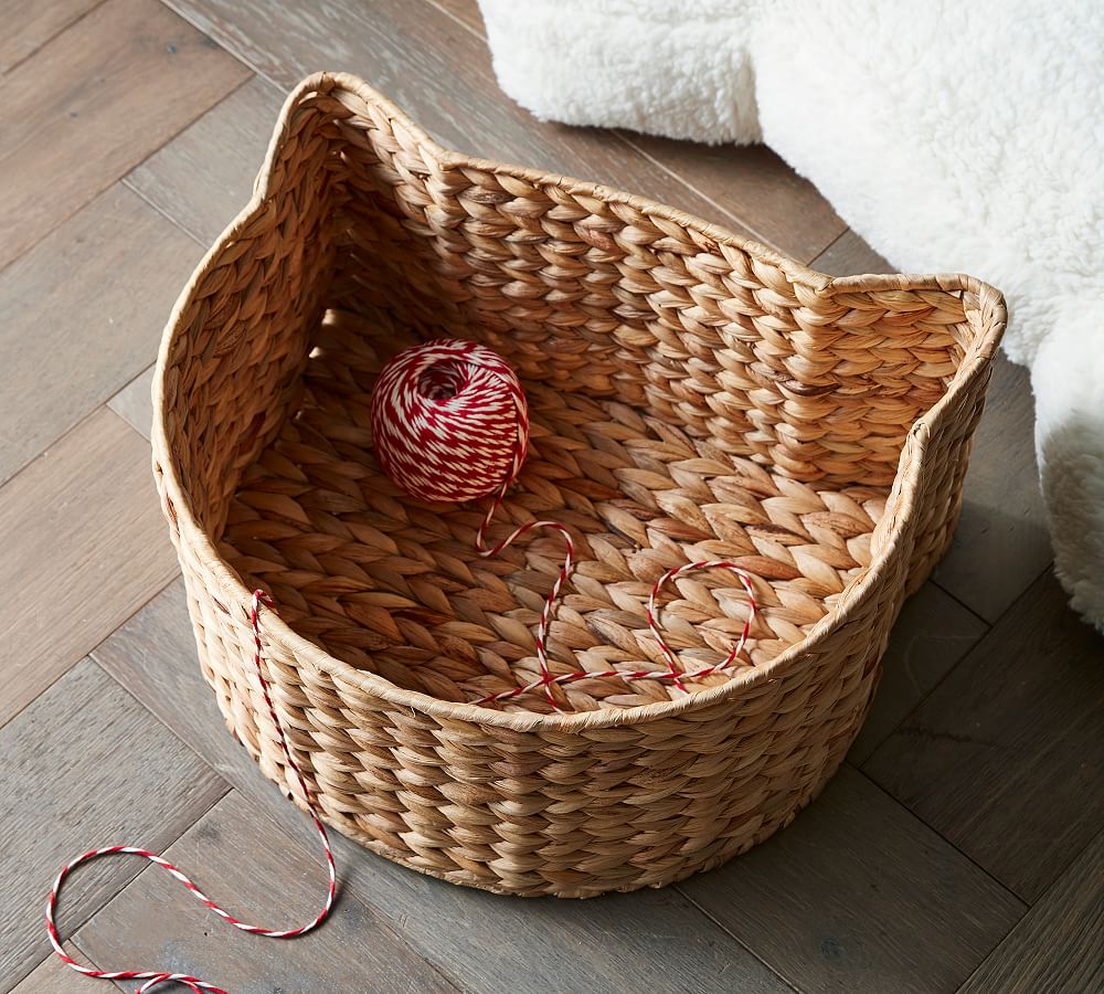 wicker cat basket