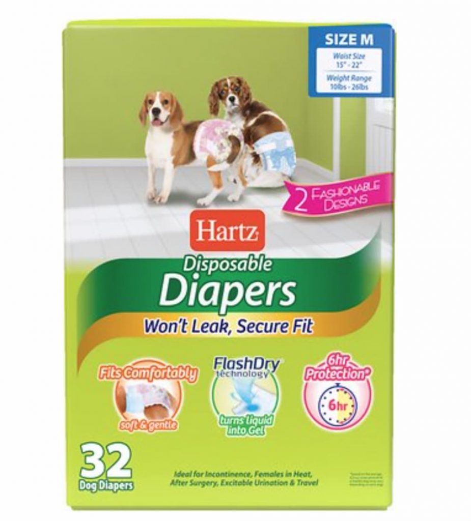 Hartz Disposable Male & Female Dog Diapers