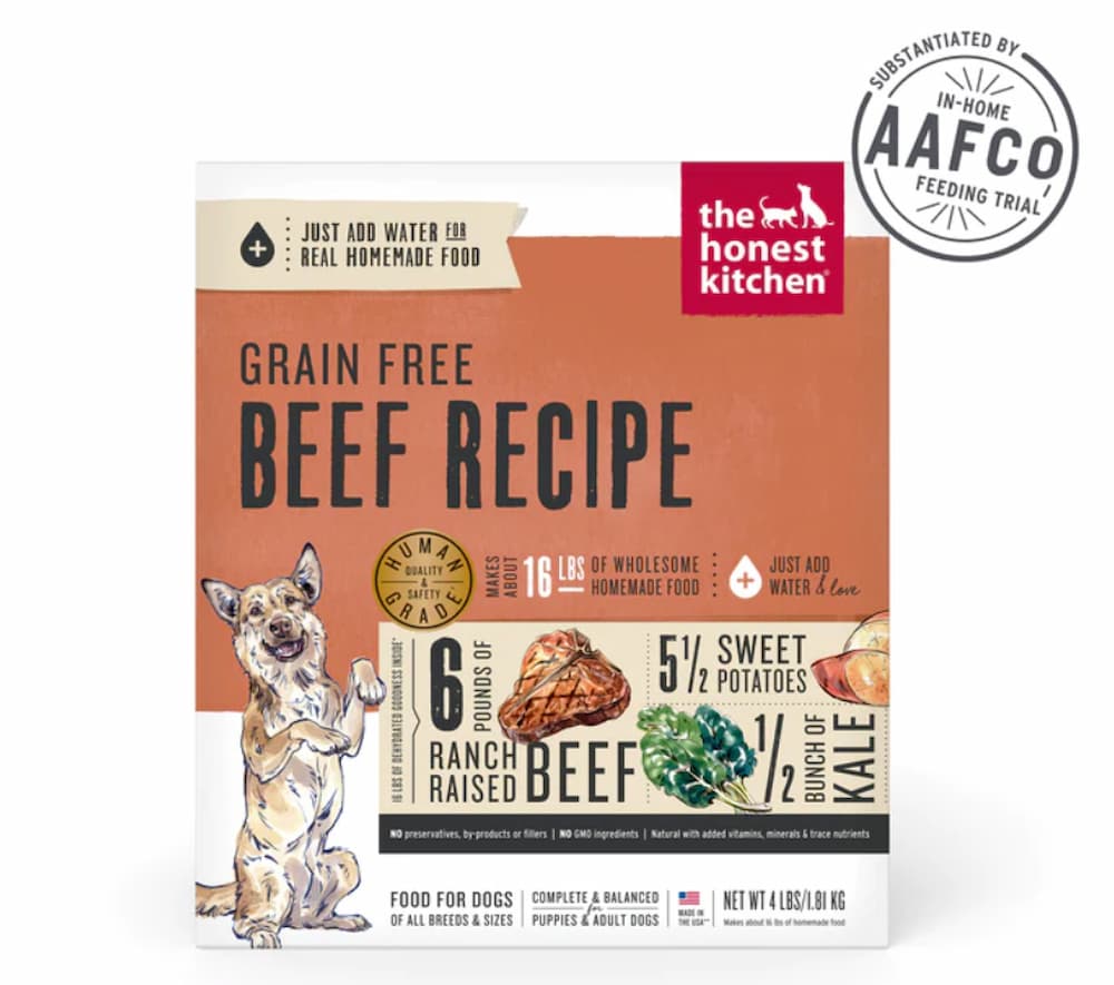 Honest Kitchen DEHYDRATED GRAIN FREE BEEF Dog Food