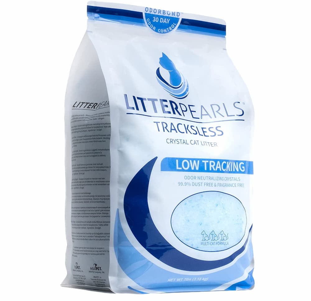 Litter Pearls Tracksless Unscented Non-Clumping Crystal Cat Litter