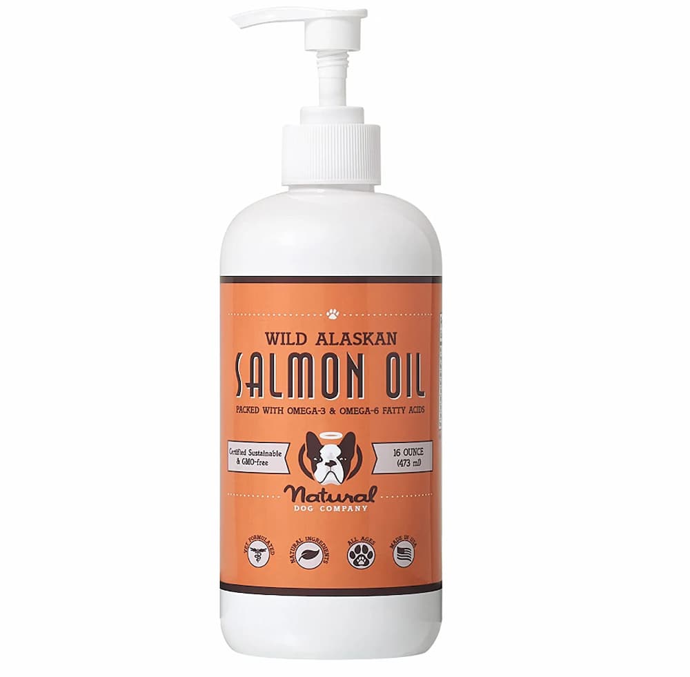 Natural Dog Company Wild Alaskan Salmon Oil for Dogs