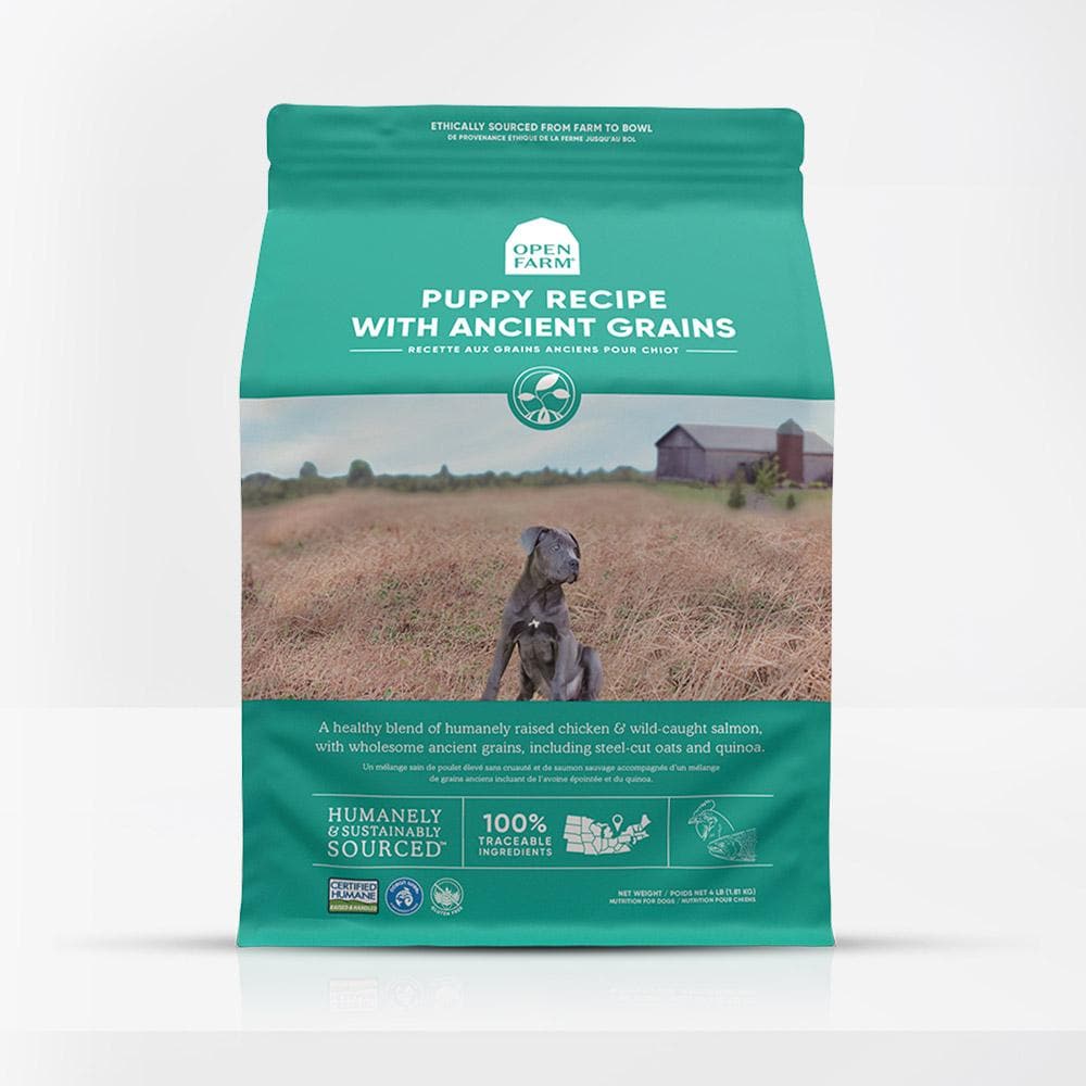 open farm ancient grains dry puppy dog food