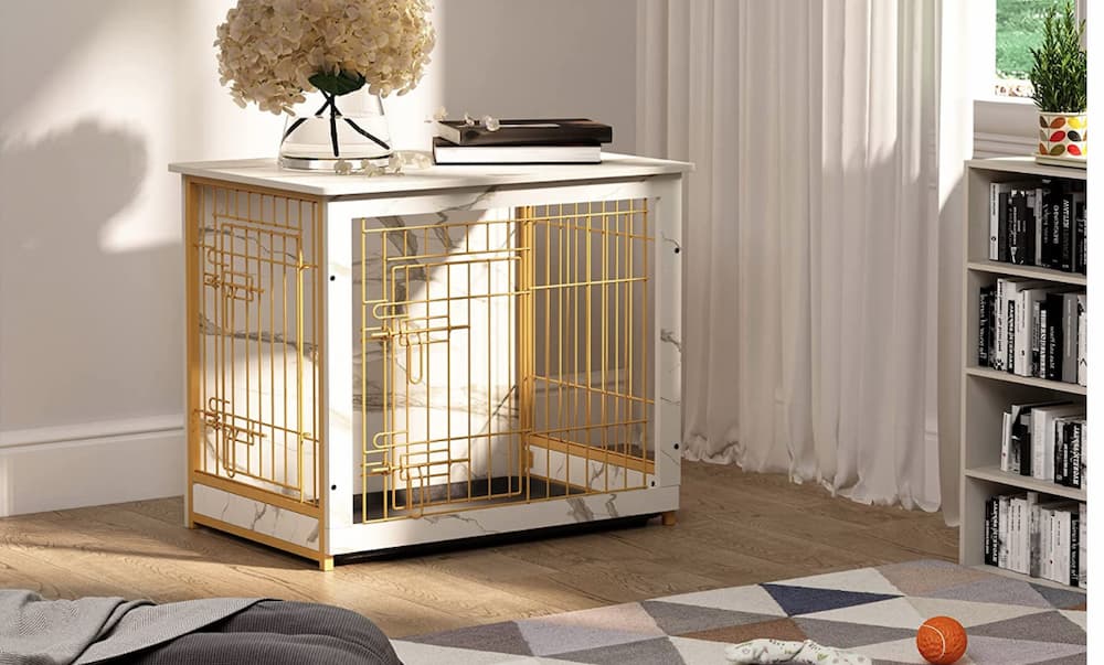 Megidok dog crate side table