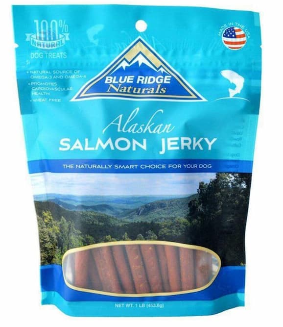 Blue Ridge Naturals Oven Baked Salmon Jerky Dog Treats