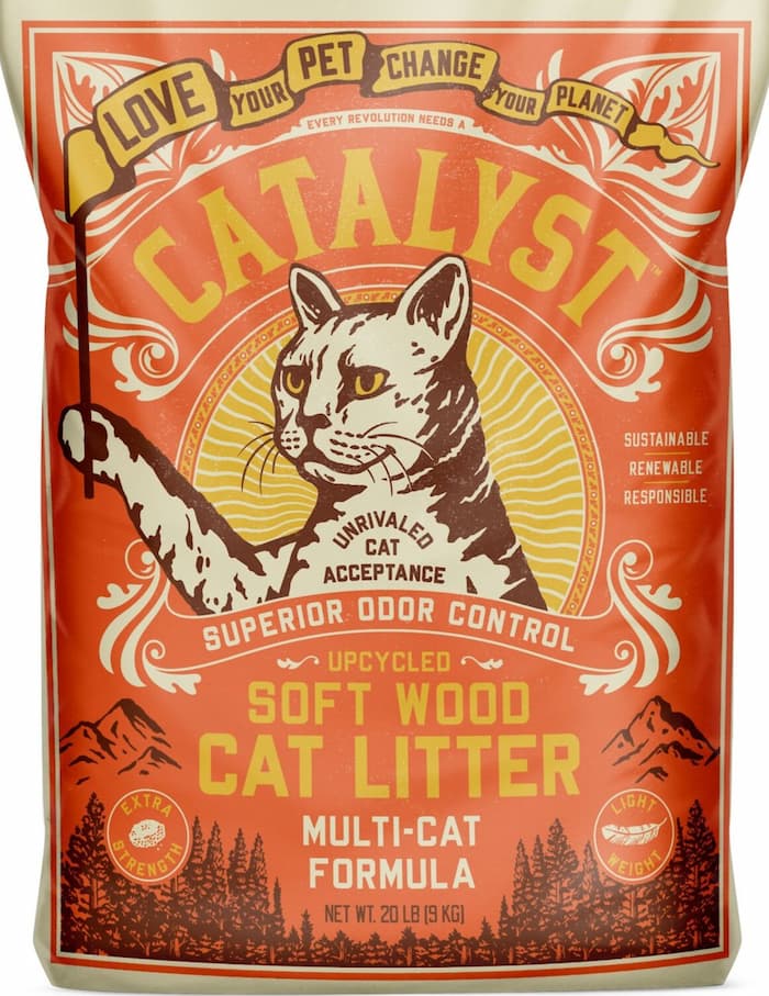 Catalyst cat litter is a natural substance