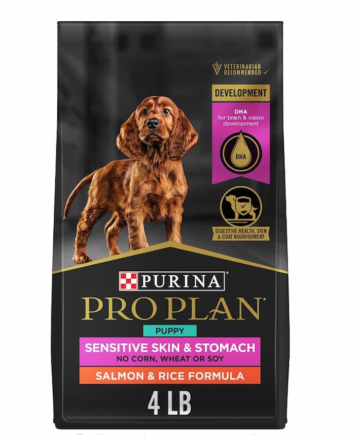 Purina Pro Plan puppy formula dog foods for shedding