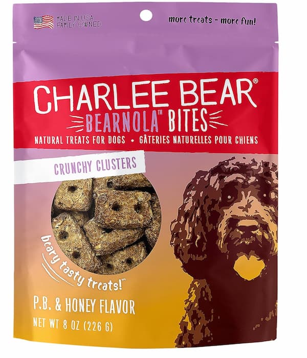 Charlee Bear bearnola bites for dogs