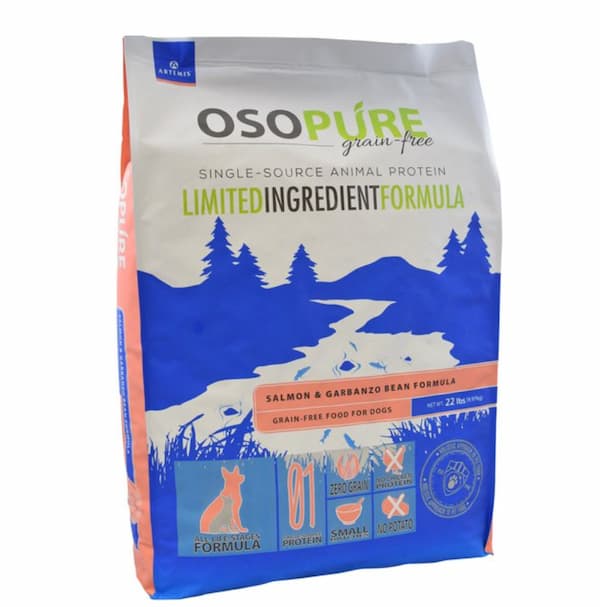 Osopure grain-free for dogs with skin allergies