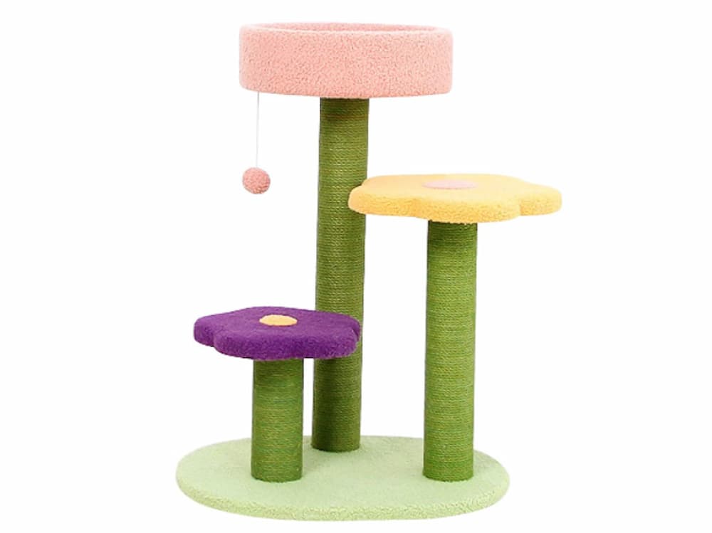 SENNAUX Adorable Cat Tree with Sisal Scratching Post 