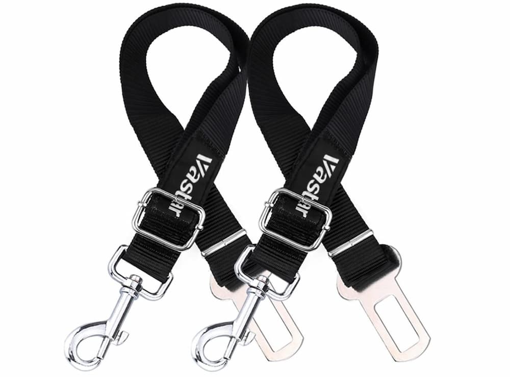 Vastar 2 Packs Adjustable Pet Dog Cat Car Seat Belt