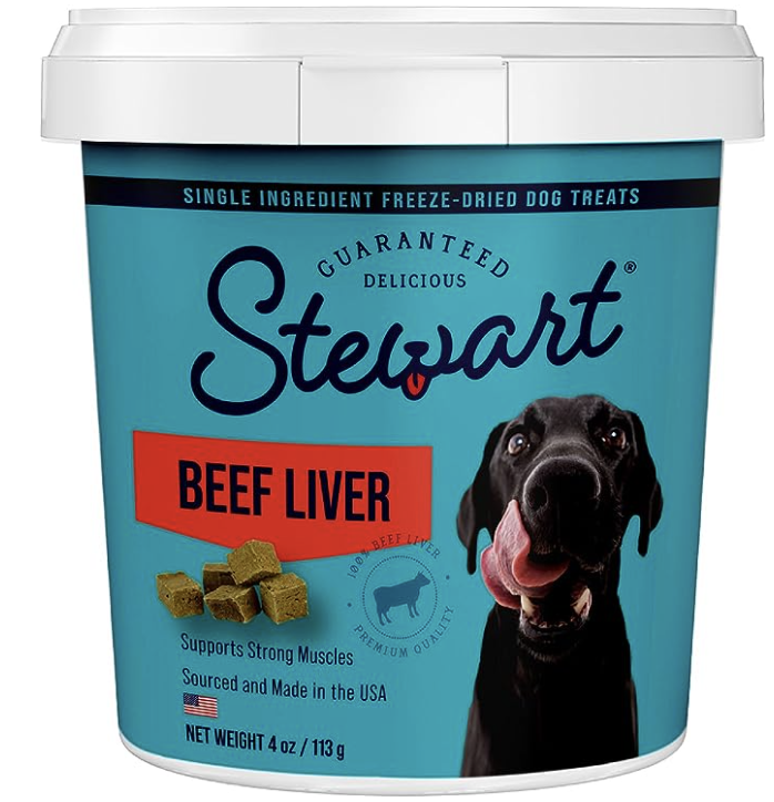 Stewart beef liver treats for dogs