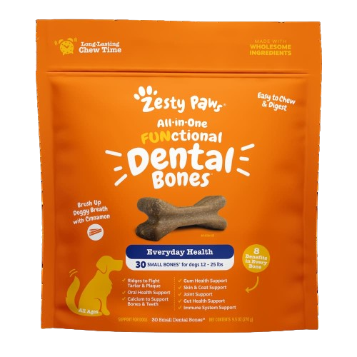 Zesty Paws dental bones for dogs